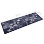 Alfombra de cocina lavable Coffee azul 60x300 cm