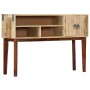 Mesa consola de madera maciza de mango rugosa 115x30x76 cm