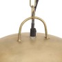 Lámpara colgante vintage redonda 25 W latón 41 cm E27
