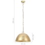 Lámpara colgante vintage redonda 25 W latón 41 cm E27