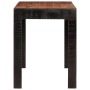 Mesa de comedor madera maciza de mango marrón miel 120x60x76 cm