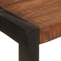 Mesa de comedor madera maciza de mango marrón miel 120x60x76 cm
