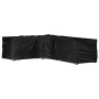 Funda para muebles de jardín forma de L 18 ojales 220x285x80 cm