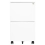 Armario archivador acero blanco 39x45x67 cm