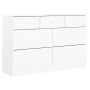 Cómoda cajonera ALTA madera maciza pino blanco 112x35x73 cm