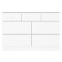 Cómoda cajonera ALTA madera maciza pino blanco 112x35x73 cm