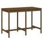 Mesa de jardín madera maciza pino marrón miel 159,5x82,5x110 cm