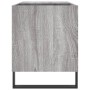 Mueble de discos madera de ingeniería gris Sonoma 85x38x48 cm