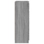 Cajonera de madera contrachapada gris Sonoma 60x36x103 cm