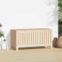 Caja de almacenaje jardín madera maciza de pino 108x42,5x54 cm