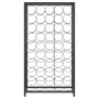 Botellero para 45 botellas hierro forjado negro 54x18x100 cm