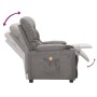 Sillón de masaje tela gris claro