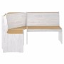Banco de esquina REINE madera maciza pino marrón blanco 151 cm