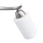 Lámpara de techo pantallas cerámica cono blanco 3 bombillas E14