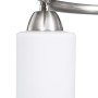 Lámpara de techo pantallas cerámica cono blanco 3 bombillas E14