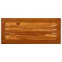 Mesa consola de jardín madera maciza de acacia 80x35x75 cm