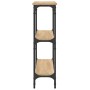 Mesa consola madera de ingeniería roble Sonoma 100x22,5x75 cm