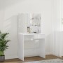 Tocador con LED blanco brillante 74,5x40x141 cm