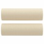 Cojines decorativos 2 uds tela crema 15x50 cm