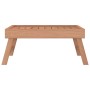 Bandeja plegable madera maciza de teca 55x35x25 cm
