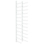 Botellero de pared para 36 botellas hierro blanco
