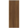 Mesa consola madera contrachapada roble marrón 78x30x80 cm