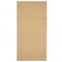 Alfombra de sisal natural 100x200 cm