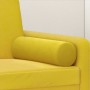 Cojines decorativos 2 uds terciopelo amarillo 15x50 cm