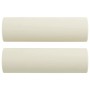 Cojines decorativos 2 uds terciopelo crema 15x50 cm