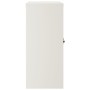 Armario archivador de acero blanco 90x40x90 cm