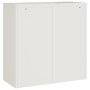 Armario archivador de acero blanco 90x40x90 cm