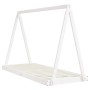Estructura de cama para niños madera de pino blanco 80x200 cm