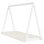 Estructura de cama para niños madera de pino blanco 80x200 cm