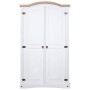 Armario madera de pino Mexicano estilo Corona blanco 2 puertas