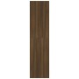 Armario madera contrachapada marrón roble 100x50x200 cm