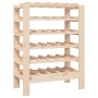 Botellero madera maciza de pino 65x29x112 cm