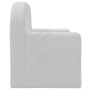 Sillón desplegable para niños gris claro