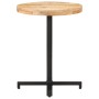 Mesa de bistró redonda madera de mango rugosa Ø60x75 cm