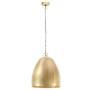 Lámpara colgante industrial redonda 25 W latón 42 cm E27