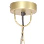 Lámpara colgante industrial redonda 25 W latón 42 cm E27
