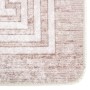 Alfombra lavable antideslizante beige 190x300 cm
