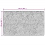 Alfombra lavable antideslizante patchwork multicolor 150x230 cm