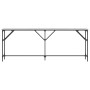 Mesa consola madera de ingeniería gris Sonoma 200x29x75 cm
