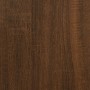 Banco con almacenaje madera ingeniería roble marrón 82x42x46 cm