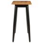 Mesa consola madera maciza de mango y hierro 110x40x76 cm