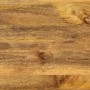 Mesa consola madera maciza de mango y hierro 110x40x76 cm