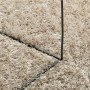 Alfombra pelo largo aspecto brillante ISTAN beige Ø 100 cm