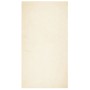 Alfombra de pelo corto suave lavable HUARTE crema 80x150 cm