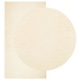 Alfombra de pelo corto suave lavable HUARTE crema 80x150 cm