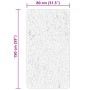 Alfombra de pelo corto suave lavable HUARTE crema 80x150 cm